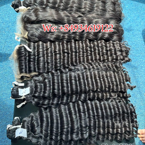 100% ธรรมชาติธรรมชาติชุดผมมนุษย์บริสุทธิ์จากกัมพูชาเวียดนามผมหยิกยาว10 "-50" ราคาไม่แพง" - Product Image 1