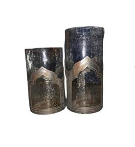 ชุดโคมไฟเหล็กแขวน2ชิ้นพร้อมขัดเงาสำหรับตกแต่งบ้านโคมไฟแขวนโลหะ - Product Image 3