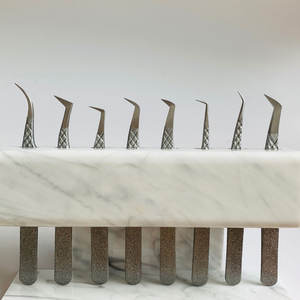 Pince à cils en acier inoxydable personnalisée de haute qualité meilleur fournisseur en vrac quantité pince à cils à vendre - Product Image 5