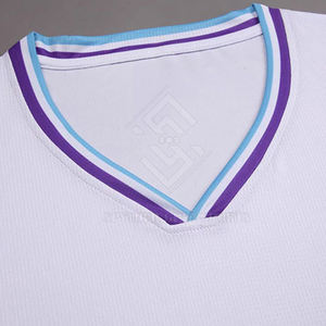 Ensembles de maillots de basket-ball respirants sans manches en polyester 100% de haute qualité à bas prix personnalisés 2025 Créez votre propre design de maillot - Product Image 4