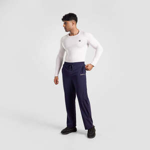 Pantalon Cargo Homme Bleu Marine Réfléchissant Coupe Slim Décontracté avec Logo Personnalisé et Fermetures Éclair Décoratives Léger Tailles XL à 6XL Coloré - Product Image 4