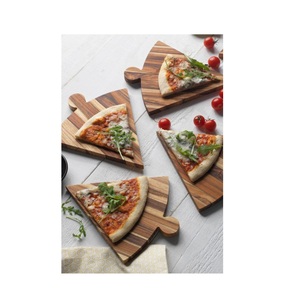 Plateau de service alimentaire rond en bois vintage à prix raisonnable pour les fêtes d'anniversaire et autres plats de serveur d'occasion - Product Image 5
