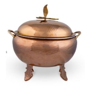 Plat Mughal en argent |   Plat de service de qualité supérieure pour hôtel |   Design indien traditionnel élégant |   Durable et élégant - Product Image 5