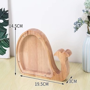 Gran oferta hucha de madera con forma de animal personalizada para almacenar monedas y efectivo - Product Image 2