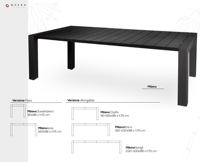 Fabricant de table à manger d'extérieur moderne en gros Mobilier de jardin en plastique pour cuisine, banquet, parc, hôtel, extérieur HORECA