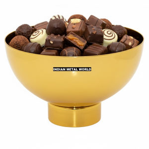 Bol à chocolat décoratif au design admirable, motif unique de poisson koi en métal, bol décoratif avec base en cuivre pour la maison, l'hôtel - Product Image 6