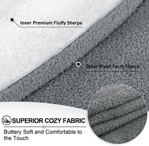 Usine en gros hiver confortable chaud à capuche couverture pull à capuche haute qualité personnalisé surdimensionné portable sweat couvertures - Product Image 4