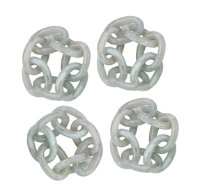 Servilletero de resina para boda, soporte de mesa decorativo, pieza de diseño de forma redonda, anillo de gran venta para Navidad - Product Image 4