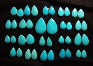 100% naturel Sleeping Beauty bleu Arizona Turquoise Cabochon pierres précieuses pour la fabrication de bijoux utilisation disponible pour l'exportation vente en vrac OEM - Product Image 3