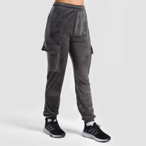 Pantalones Deportivos de Felpa Transpirable de Corte Regular, Cintura Media, Estilo Casual en Gris - Product Image 5
