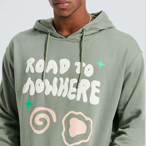 Nuevo diseño de ropa de calle hombres Puff impresión sudaderas con capucha al por mayor bajo MOQ hombres Puff impresión sudaderas con capucha para la venta en línea - Product Image 6