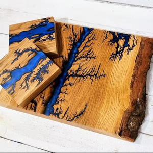 Tabla de Cortar de Bambú Viking, Tabla de Picar para Cocina, Gancho de Acero para Colgar, Plato para Frutas, Diseño Moderno y Lujoso, Apto para Lavavajillas - Product Image 1