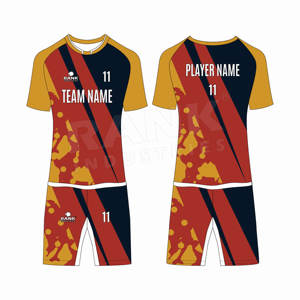 ชุดอเมริกันฟุตบอลพรีเมียมปี 2024 ผลิตจากโพลีเอสเตอร์ 100%  ออกแบบตามสั่งพร้อมชื่อทีม  ระบายอากาศได้ดี  ขั้นต่ำในการสั่งซื้อน้อย - Product Image 2