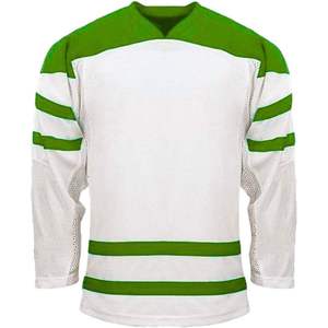 2025 maillot de hockey sur glace adulte pour hommes de l'équipe personnalisée 100% polyester impression par sublimation motif solide - Product Image 1