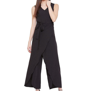 Mono de mezclilla barato de marca para mujer, ropa de calle transpirable ecológica, diseño de verano con logotipo personalizado para adultos - Product Image 3