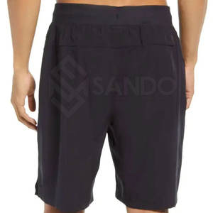 Vente en ligne Short de course léger pour homme 100% coton Motif solide Design unique Vente en gros - Product Image 2