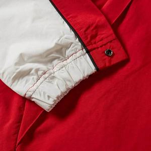 Veste coupe-vent imperméable avec passepoil Veste coupe-vent d'extérieur vierge pour hommes Logo brodé zippé personnalisé - Product Image 5