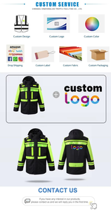 แจ็กเก็ตหนาสะท้อนแสงหนาสูงเสื้อโค้ทให้ความอบอุ่นในฤดูหนาวกันน้ำสำหรับเสื้อแจ็คเก็ตป้องกันสำหรับคนงาน - Product Image 4