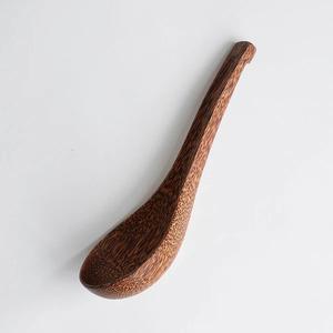 Juego de cucharas y tenedores de madera de coco biodegradables desechables ecológicos al por mayor para juegos de utensilios de cocina para el hogar y la cocina - Product Image 6