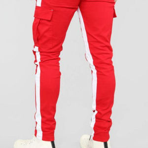 กางเกงวอร์มผู้ชายเอวกลาง แห้งเร็ว กันน้ำ ผ้าสแปนเด็กซ์/โพลีเอสเตอร์ 100% บุขน สำหรับเล่นกีฬา มีกระเป๋า 2 ช่อง ใช้กลางแจ้ง บริการ OEM - Product Image 6