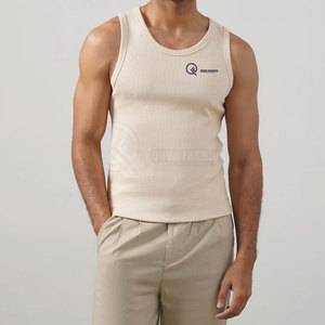 Camiseta sin mangas para hombre, de tela transpirable y de secado rápido, diseñada para gimnasio, ejercicio, deportes al aire libre y ropa deportiva. - Product Image 4