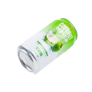 Eau de coco en conserve, boisson fraîche 330ml, 100% naturelle, sans sucre ajouté, étiquette OEM ODM - Product Image 2
