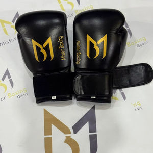 นวมชกมวยหนังแท้ทนทานสำหรับผู้ใหญ่ดีไซน์ตามสั่งเหมาะสำหรับใส่ซ้อมฝึกซ้อมยิม - Product Image 1
