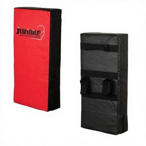 Almohadillas de Muay Thai de Cuero Genuino, Escudo Recto para Patadas, para Entrenamiento de Boxeo, Fabricantes OEM de Artículos de Boxeo - Product Image 1