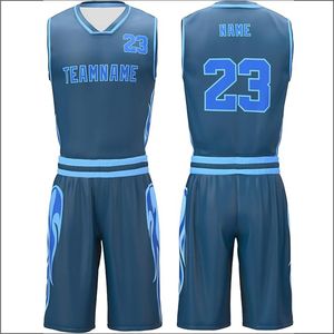 Uniformes de Baloncesto Unisex Personalizados de Alta Calidad 2024, Ropa Deportiva Clásica con Cuello en V, Tallas Grandes, Transpirable y Antibacteriana - Product Image 3