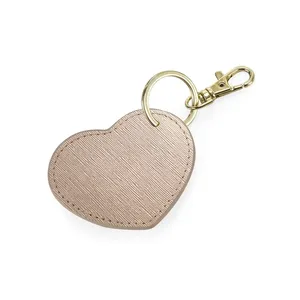 Boutique Personalized Leather <b>Keychain</b> in Heart Key Clip Design <b>Custom</b> Gadgets - Product Image 5