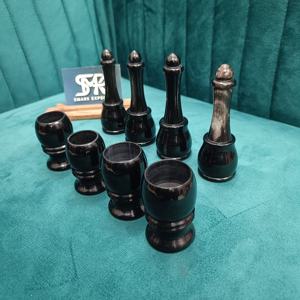 Brocha de Afeitar de Cuerno de Búfalo SMARK EXPORTS SE-900 Premium, Mango Resistente y Ligero, Sensación Lujosa, Diseño Clásico, Barbería, Hogar - Product Image 1