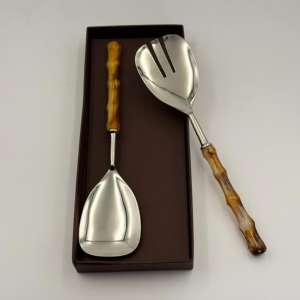 High Quality Metal Stainless Steel Large <b>Salad</b> Serving <b>Spoons</b> with Resin Handle Handmade Used for Home and Restaurant - Product Image 3