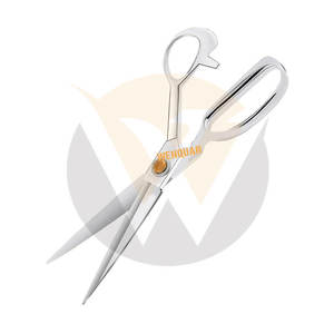 Ciseaux à tissu à poignée noire Ciseaux de tailleur de 10 pouces pour couper les vêtements et les ciseaux à tissu robuste en cuir Lames en acier tranchantes - Product Image 5