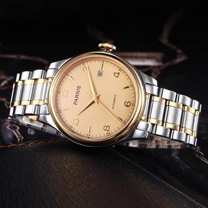 <span class=keywords><strong>Parnis</strong></span> Reloj Mecánico para Hombre, Correa de Acero Inoxidable de 38mm, Cristal de Zafiro, 21 Joyas, Miyota 8215, Movimiento Automático, Reserva de Energía - Product Image 5