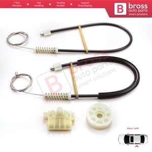 Kit de réparation de lève-vitre arrière gauche BWR5095 pour Laguna MK3 X91 BT0/1 KT0/1 2007-2015 5 portes 827010001R - Product Image 2
