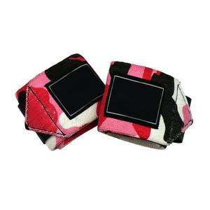 Sangles de poignet robustes pour haltérophilie avec fermeture auto-agrippante, support de préhension pour barre de musculation et de force athlétique - Product Image 3