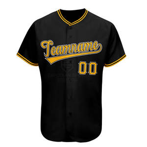 Camiseta de Béisbol para Hombre, Corte Ajustado, Gran Venta, Alta Calidad, 100% Poliéster, Diseño/Logotipo/Nombre de Equipo Personalizable, Secado Rápido, Transpirable, OEM - Product Image 1