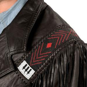 Chaqueta de Cuero de Gamuza con Flecos Estilo Vaquero Occidental para Hombre, Chaqueta de Cuero con Flecos para Montar a Caballo, Venta Caliente - Product Image 6