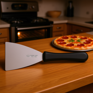 Spatule à pizza en acier inoxydable noir et acier de 12 cm SKIN 375212 Outils à pizza - Product Image 3