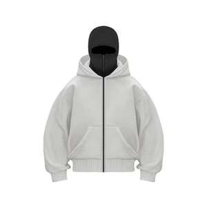 Custom Embossed <b>Sweatshirt</b> Custom Hoodies Oversized <b>Men's</b> <b>White</b> Blank Embossed Hoodies <b>Men</b> Puff Print Hoodie Plain - Product Image 5