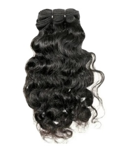 Extensiones de cabello humano virgen del templo del sur de la India Cutículas alineadas Paquetes negros de 12-34 pulgadas de longitud - Product Image 5