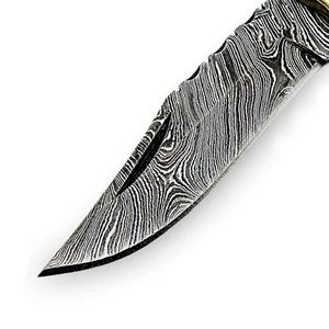 Custom Handmade Damascus Steel Hunting <b>Knife</b> Camel <b>Bone</b> <b>Handle</b> <b>for</b> Sale at Wholesale Price - Product Image 5