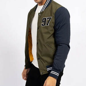 OEM Vestes de baseball letterman brodées sur mesure pour hommes Veste d'hiver de chasse en coton coquille Veste de travail pour garçons - Product Image 3