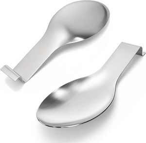 Resto de cuchara de acero inoxidable de calidad superior para encimera, estufa o estación de café, accesorios de cocina, descanso de utensilios - Product Image 1