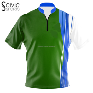 เสื้อโบล์ลิ่งสำหรับผู้ชาย, เสื้อโบวลิ่งผ้าฝ้ายผ้าโพลีเอสเตอร์พิมพ์ลายทนทาน - Product Image 5