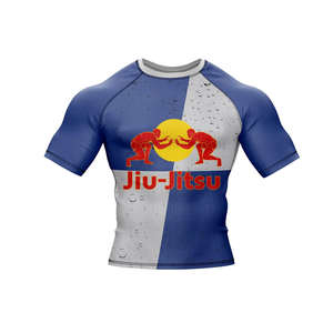 Rashguard de Jiu Jitsu No-Gi MMA Grappling, T-shirt de compression respirant, fabriqué au Pakistan - Product Image 6