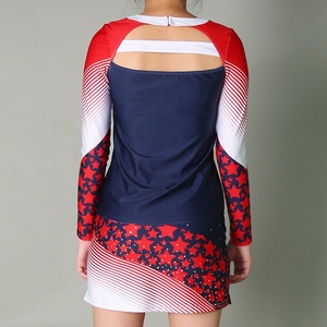 Ensembles d'uniformes de cheerleading pour femmes personnalisés de haute qualité, confortables, respirants, pour sports de plein air, dernier design, vente en gros OEM - Product Image 2