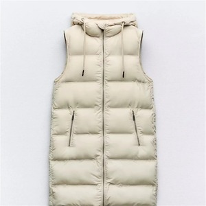 Service OEM, veste matelassée en denim noir pour homme, coupe-vent d'hiver, à capuche, grande taille, fermeture éclair, style décontracté - Product Image 3