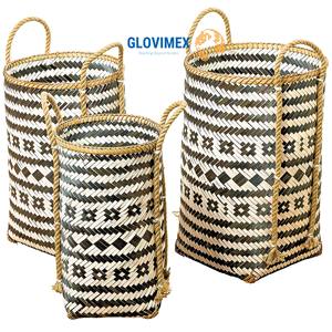 Meilleure Collection Organisateur de rangement en rotin de bambou Panier de rangement Prix de gros Organisation de stockage à domicile - Product Image 1