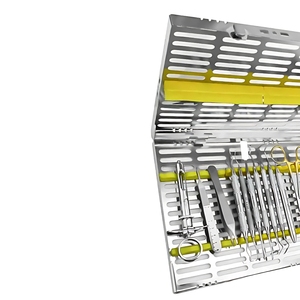 ชุดอุปกรณ์ทันตกรรมสำหรับการผ่าตัดฝังวัสดุทำจากทองเหลืองคุณภาพสูงพร้อมเทปคาสเซ็ต - Product Image 4